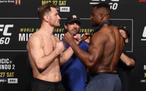 Видео боя Стипе Миочич - Фрэнсис Нганну UFC 260