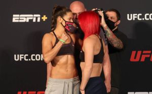 Видео боя Кортни Кейси - Джиллиан Робертсон UFC on ESPN 11