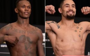 Результаты взвешивания турнира UFC 271