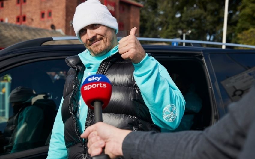 Александр Усик: "Я думаю не о Джошуа, а о своей жене и сыне"