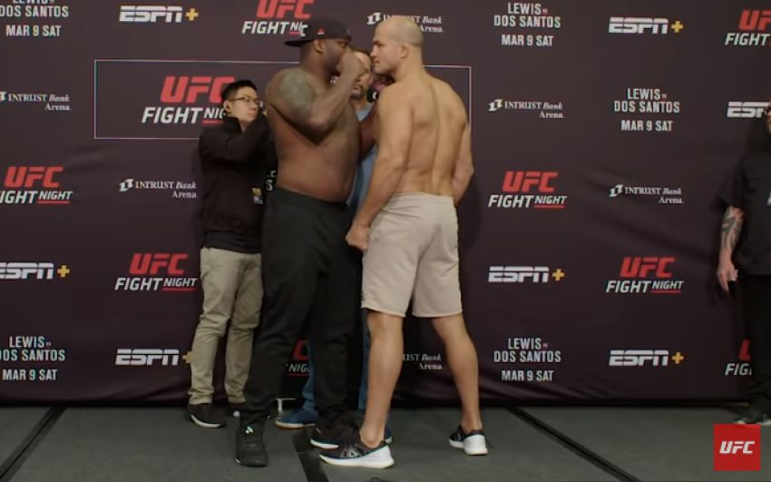 Битва взглядов участников турнира UFC Fight Night 146: Льюис - Дос Сантос