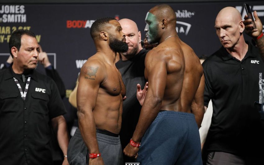 Видео боя Тайрон Вудли - Камару Усман UFC 235