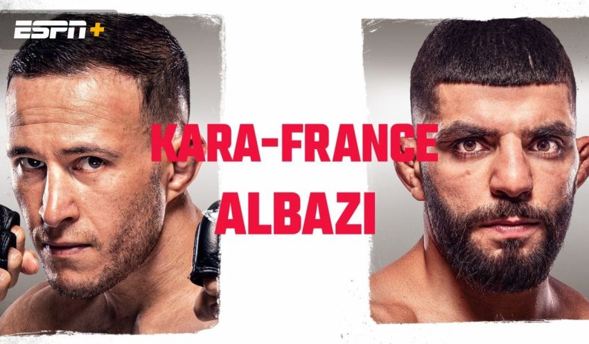 Файткард турнира UFC on ESPN 45