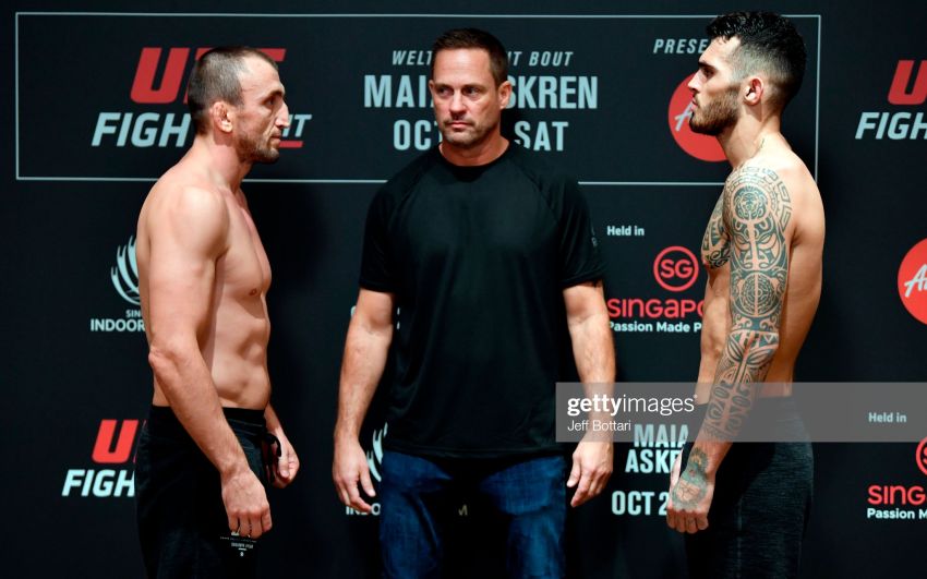 Видео боя Муслим Салихов - Лауреано Старополи UFC Fight Night 162