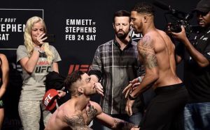 Майк Перри чуть не снял штаны с Макса Гриффина на взвешивании перед UFC on FOX 28