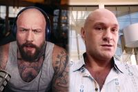 Тайсон Фьюри жестко обругал блогера из-за вопроса про бой с Чисорой: "Поцелуй мои яйца, маленький др**ер"