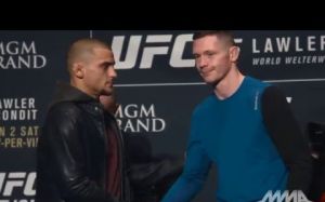 Дуэли взглядов участников турнира UFC 195