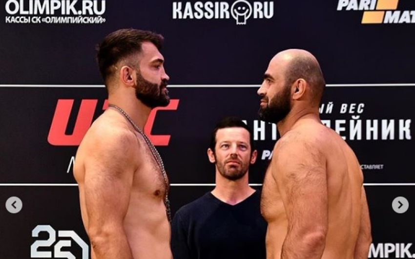 Видео боя Андрей Орловский - Шамиль Абдурахимов UFC Fight Night 136 Moscow
