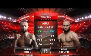 Видео боя Дэвид Клэй - Асиф Тагиев FIGHT NIGHTS GLOBAL 60 