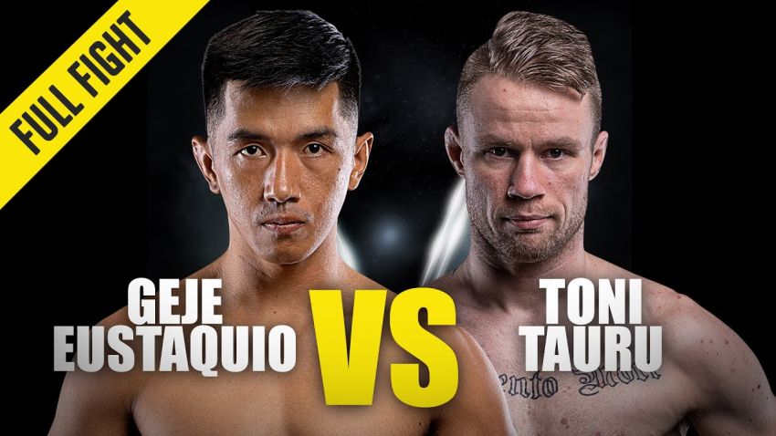 Видео боя Джехе Эустакио - Тони Тауру ONE Championship: Masters of Fate