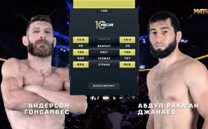 Видео боя Андерсон Гонсальвес – Абдул-Рахман Джанаев ACA 188