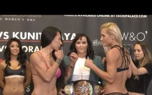 Видео процедура взвешивания к турниру Invicta FC 25