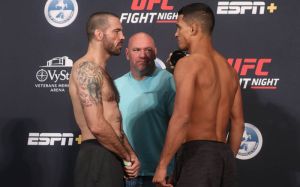 Видео боя Мэтт Браун - Мигель Баеза UFC on ESPN 8