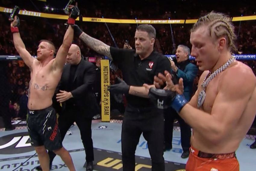 Слова Джастина Гэтжи после победы над Пэдди Пимблеттом на UFC 324