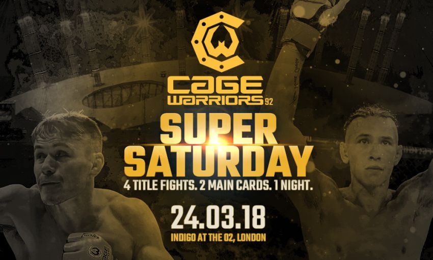 Видео турнира Cage Warriors 92 
