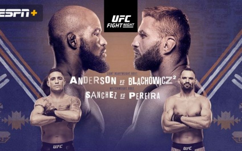 Файткард турнира UFC Fight Night 167: Кори Андерсон - Ян Блахович 2