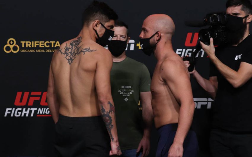 Видео боя Габриэль Бенитес - Джастин Джейнс UFC on ESPN 19