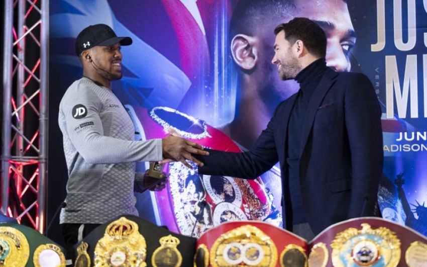 Хирн: "Мы не позволим DAZN стать на пути у Джошуа перед абсолютным чемпионством"