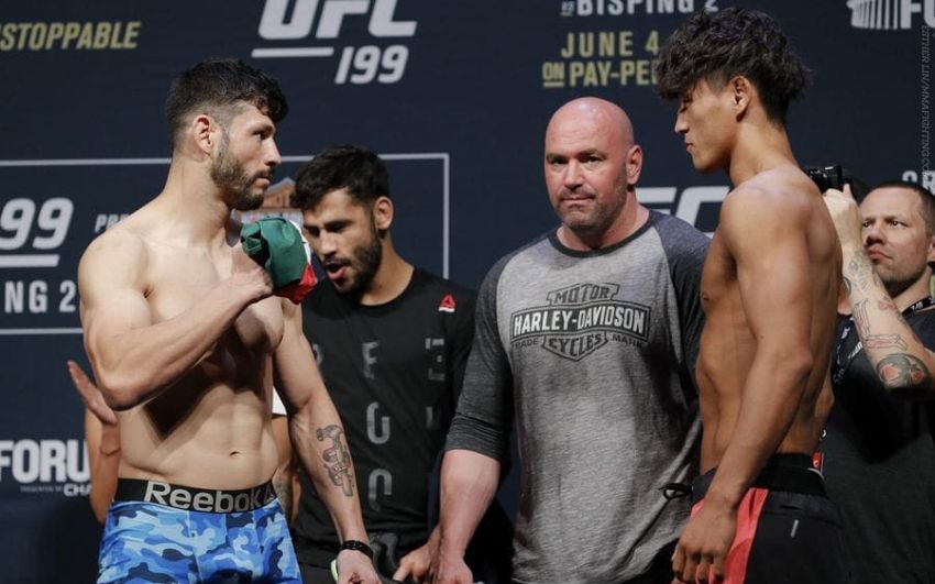 Видео боя Поло Рейес - Дон Юн Ким UFC 199