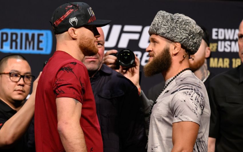 Джастин Гэтжи и Рафаэль Физиев проведут матч-реванш на UFC 313