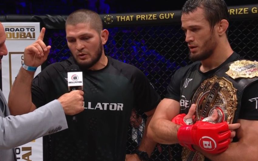 Усман Нурмагомедов уверенно победил Александра Шаблия на Bellator Champions Series: San Diego