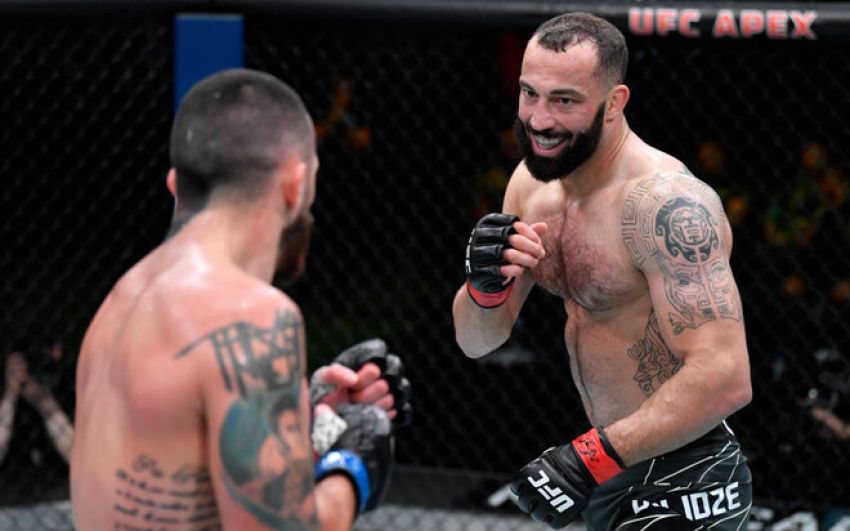 Видео боя Роман Долидзе - Лауреано Старополи UFC Fight Night 189