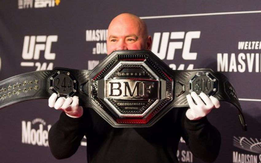 UFC презентовали титул BMF, за который подерутся Масвидаль и Диас