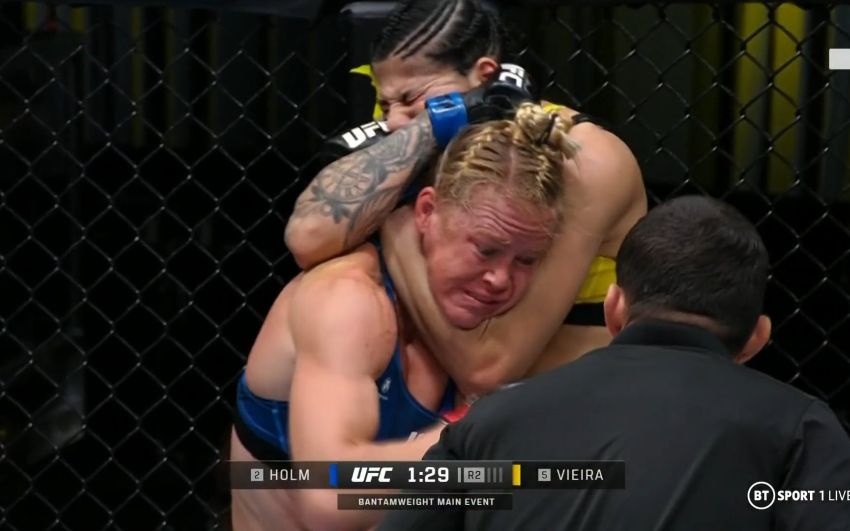 Видео боя Холли Холм - Кетлин Виейра UFC Fight Night 206