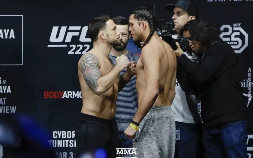 Видео боя Френки Эдгар - Брайан Ортега UFC 222