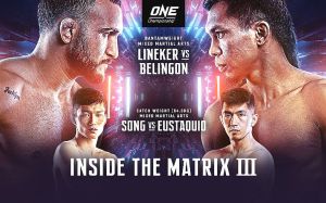 Прямая трансляция ONE Championship: Inside the Matrix 3: Джон Линекер – Кевин Белингон