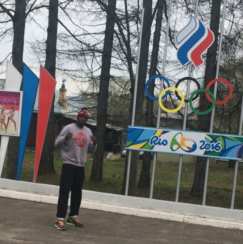 Фото: Александр Поветкин со своим спарринг партнером Ричардом Баллардом