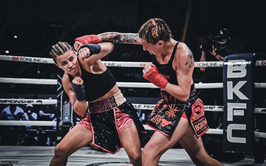 Видео боя Пейдж Ванзант – Британ Харт BKFC Knuckle Mania