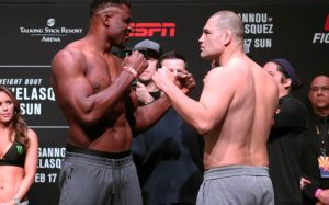 Результаты турнира UFC on ESPN 1: Кейн Веласкес - Фрэнсис Нганну