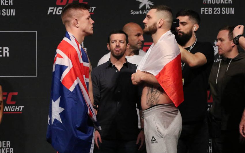 Видео боя Джим Крут - Михал Олексейчук UFC Fight Night 168