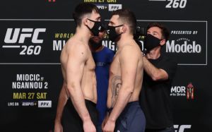 Видео боя Модестас Букаускас - Михал Олексийчук UFC 260