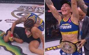 Крис Сайборг легко расправилась с Кэт Зингано на Bellator 300