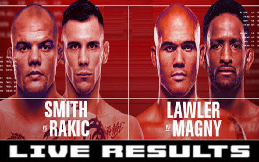 Результаты турнира UFC on ESPN+ 33: Энтони Смит - Александр Ракич