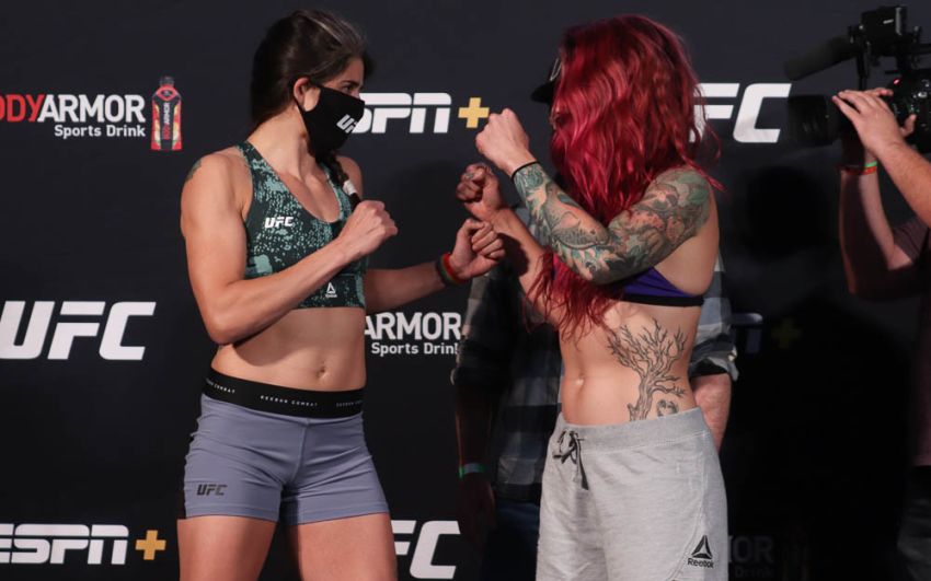 Видео боя Джулия Авила - Джина Мазани UFC on ESPN 10