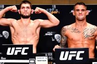 Официальное взвешивание перед турниром UFC 242: Хабиб Нурмагомедов - Дастин Порье