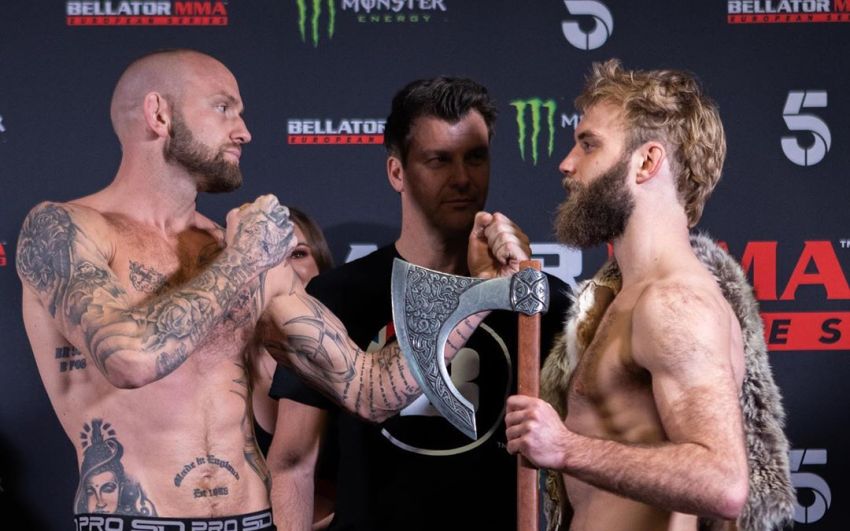 Видео боя Сорен Бак - Терри Бразьер Bellator London