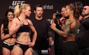 Церемония взвешивания турнира UFC Fight Night 156: Валентина Шевченко - Лиз Кармуш