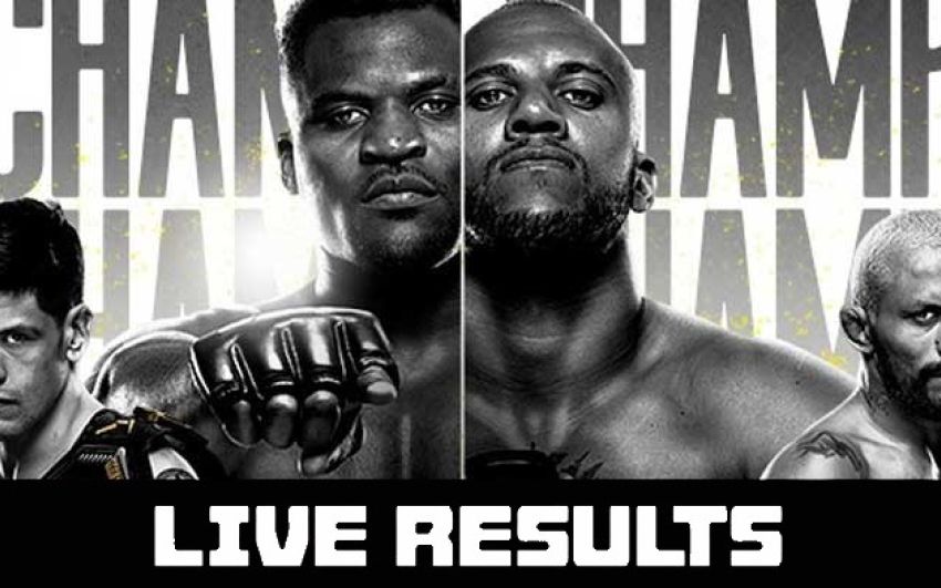 Результаты турнира UFC 270