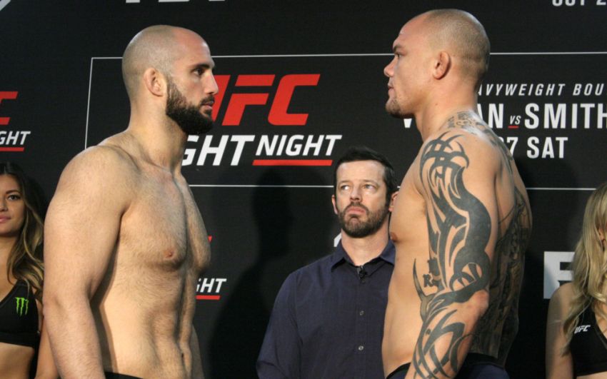 UFC Fight Night 138: Энтони Смит финишировал Волкана Оздемира