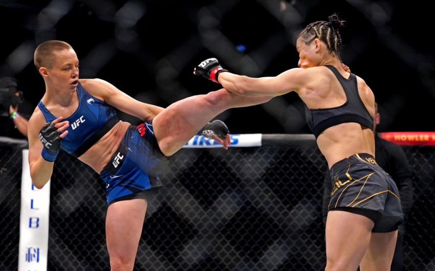 Слова Роуз Намаюнас после победы над Вейли Жанг на UFC 261