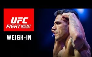 Взвешивание UFC Fight Night 98 Дос Аньос - Фергюсон