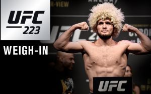 Взвешивание UFC 223. Прямая трансляция