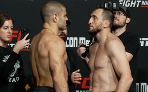 Видео боя Муслим Салихов - Андре Фиальо UFC Fight Night 215