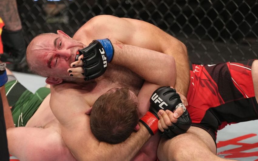 Видео боя Алексей Олейник – Джаред Вандераа UFC 273