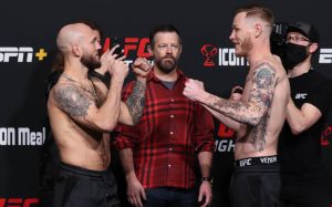 Видео боя Кевин Крум - Брайан Келлехер UFC on ESPN 32