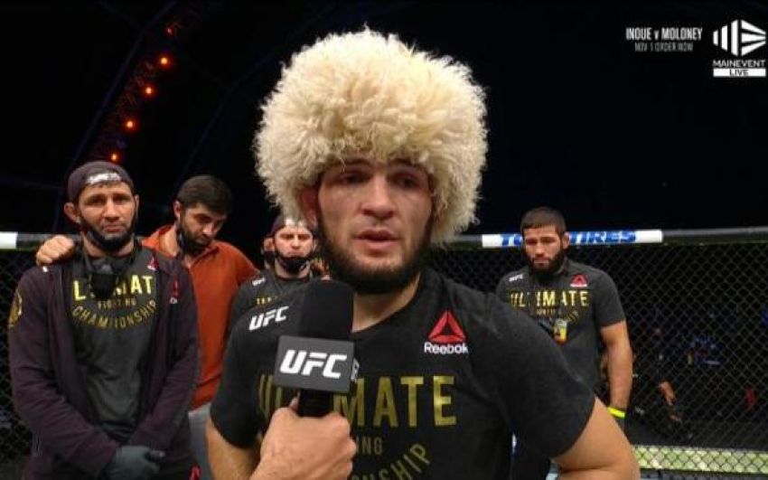 Слова Хабиба Нурмагомедова после победы над Джастином Гэтжи на UFC 254
